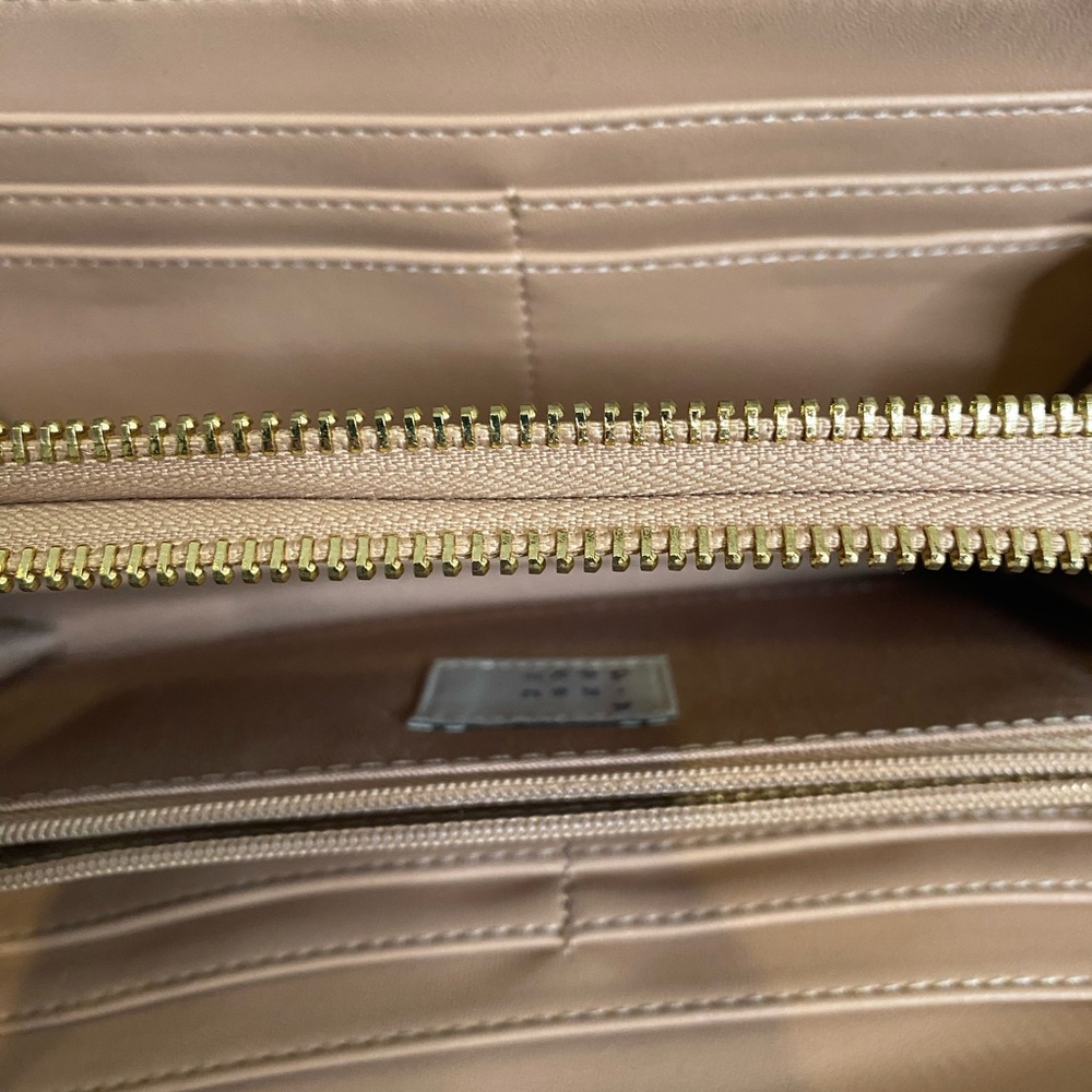 Everyday Zip-Around Wristlet Wallet in Light Tan - Picture 4 of 5